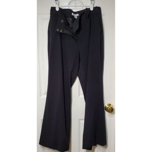 Liz Claiborne Women’s Black Dress Pants Size 14 – Stretch Blend – Classic Fit